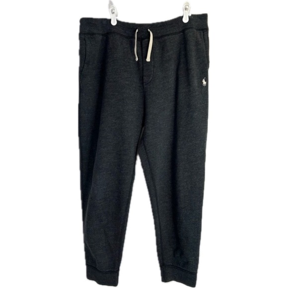 Polo Ralph Lauren Charcoal Gray Joggers Sweatpants Size XXL - Picture 1 of 9